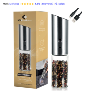 elektrische pepermolen