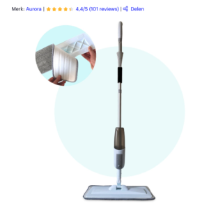 Spray mop dweil