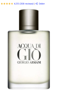 Armani acqua die Gio