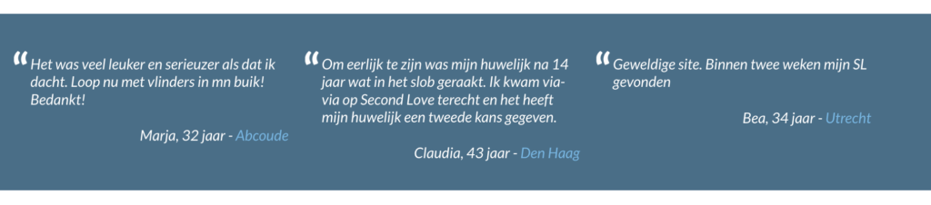 Second love ervaringen