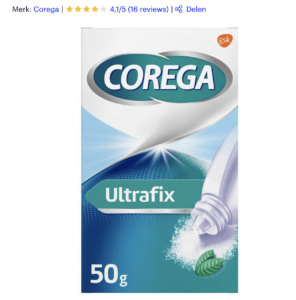 corega ultrafix kleefpoeder