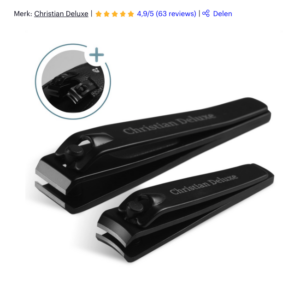 Christian Deluxe nagelknipper
